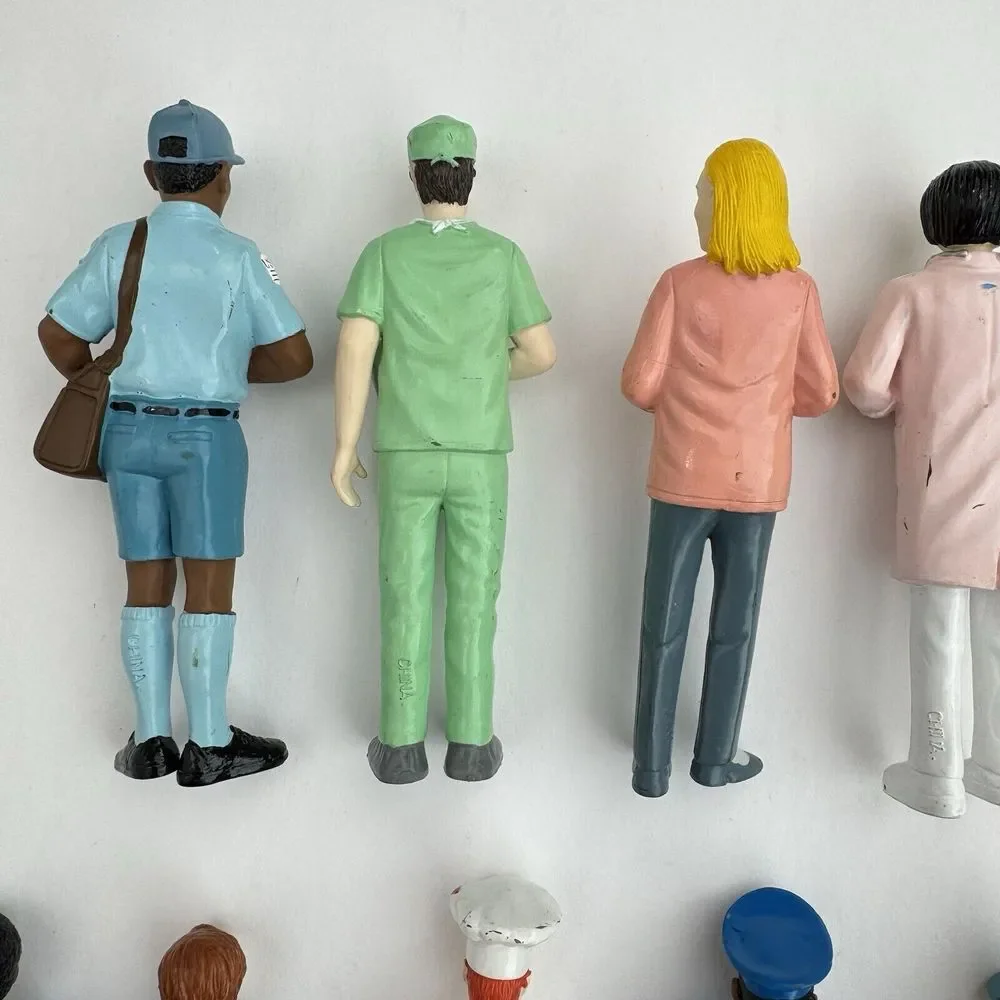 11 Vtg‎ Lakeshore Learning Career Figures Fireman Chef Doctor Teacher Police….